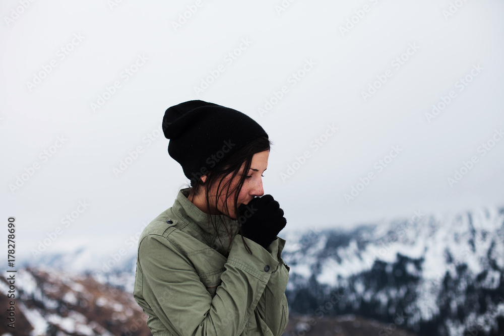 Young Woman Hiking Young Woman Hiking