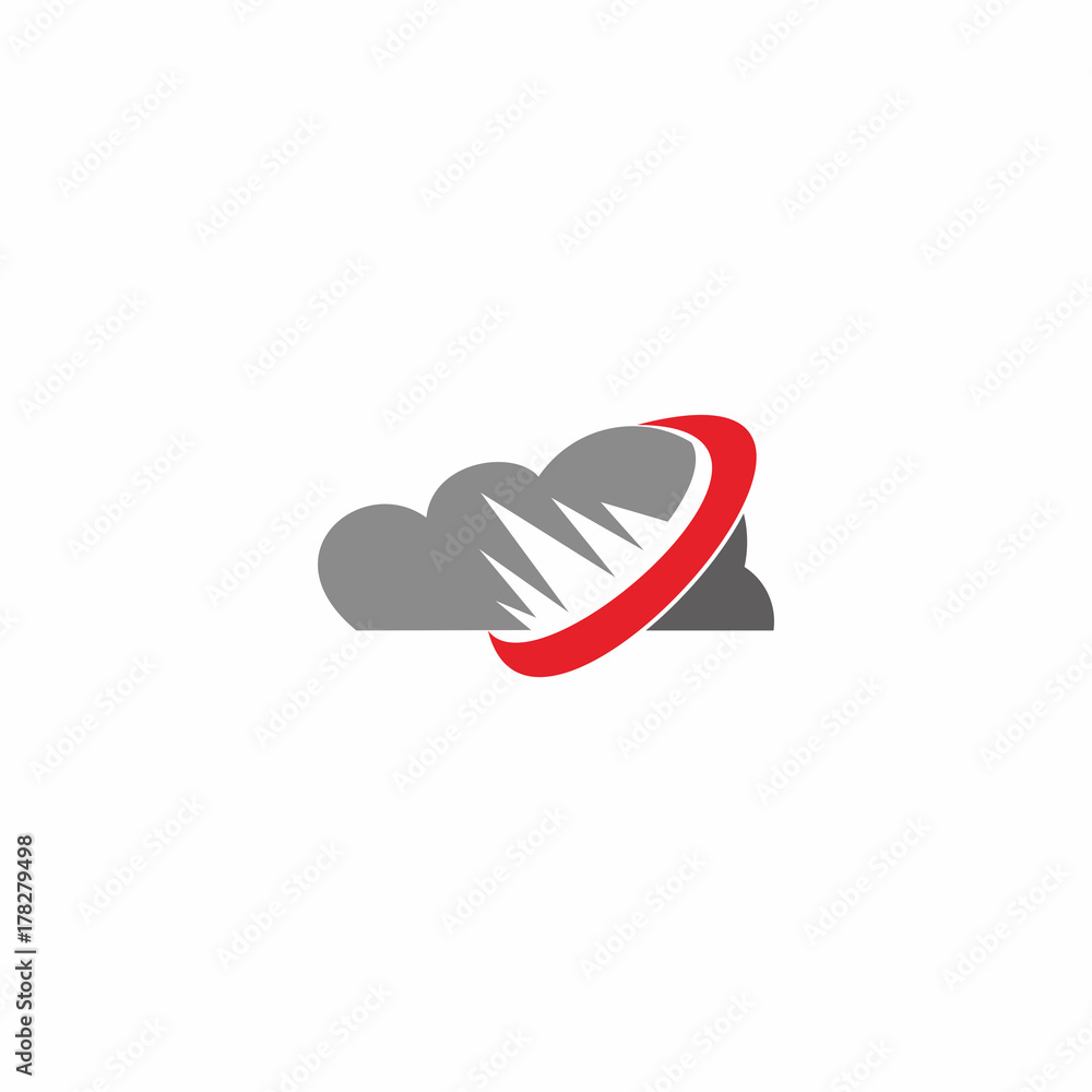 Obraz premium Could abstract Logo