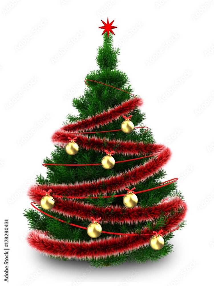 3d dark green Christmas tree 3d dark green Christmas tree