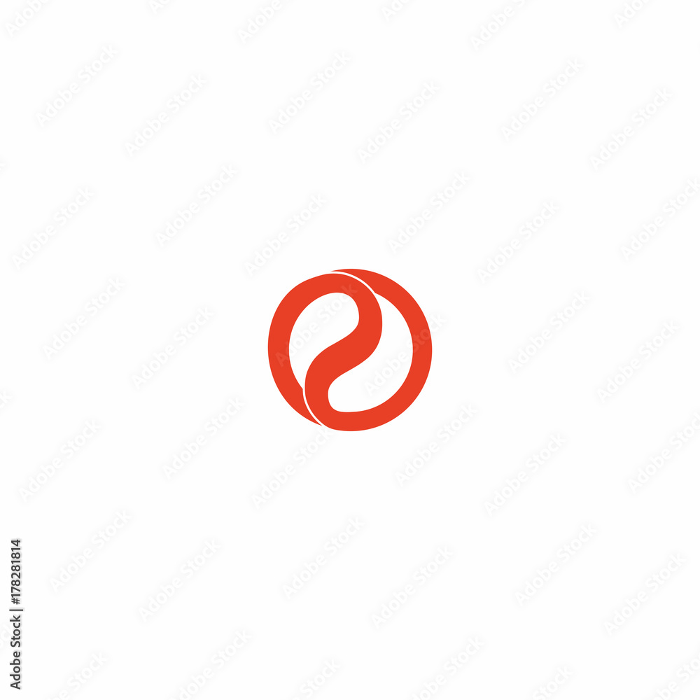 R Letter circle logo