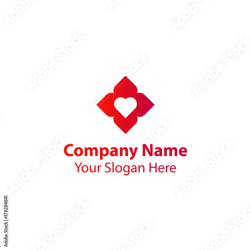 Free Download abstract love logo design - GFXLoad