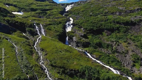 Waterfall. Geiranger fjord norway