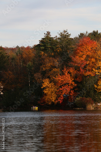 Canoeing in Autumn, View 2