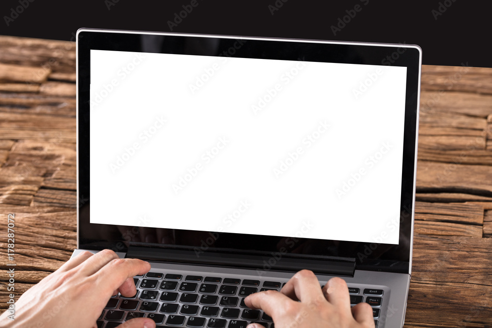 Businessperson Working On Laptop Businessperson Working On Laptop