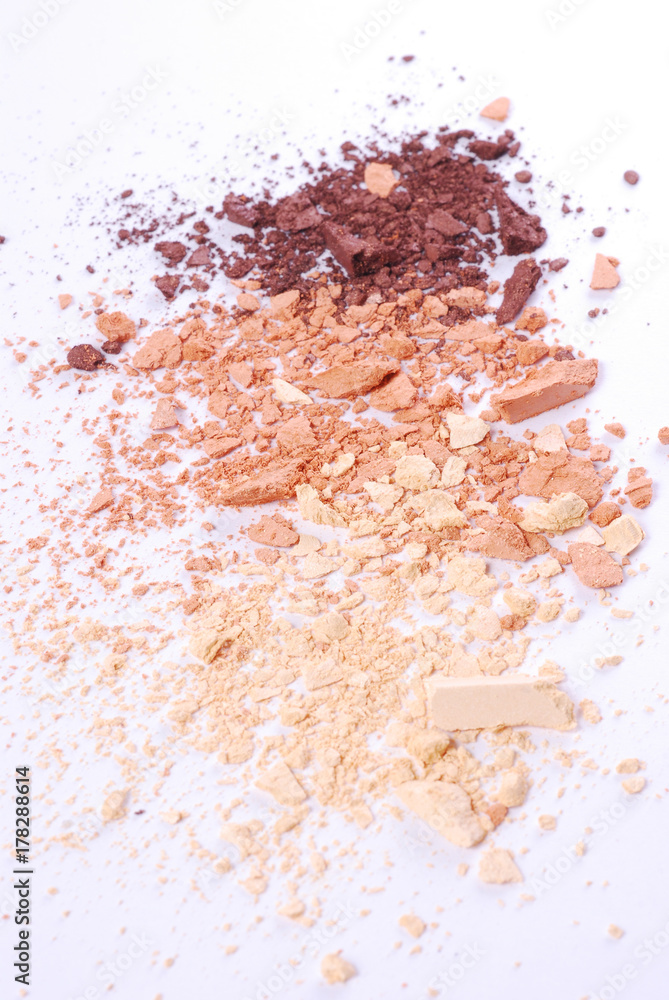 Cosmetic Powder Scattered