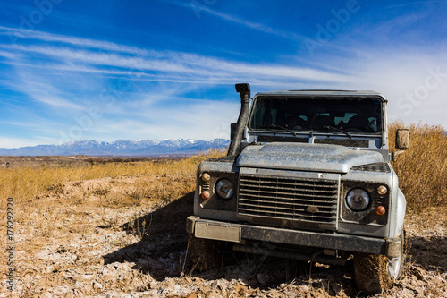 Abandoned truck