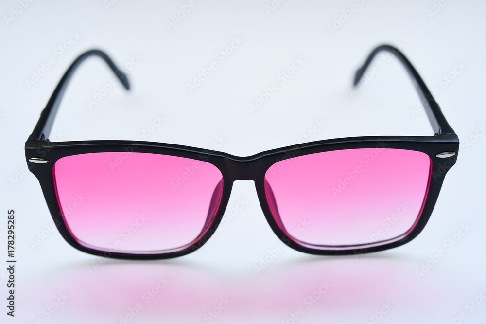Modern fashionable sunglasses isolated on white background Modern fashionable sunglasses isolated on white background