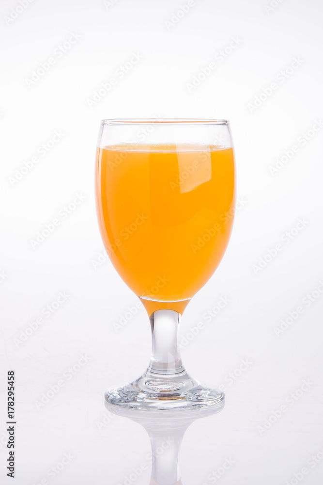 orange juice on a background orange juice on a background