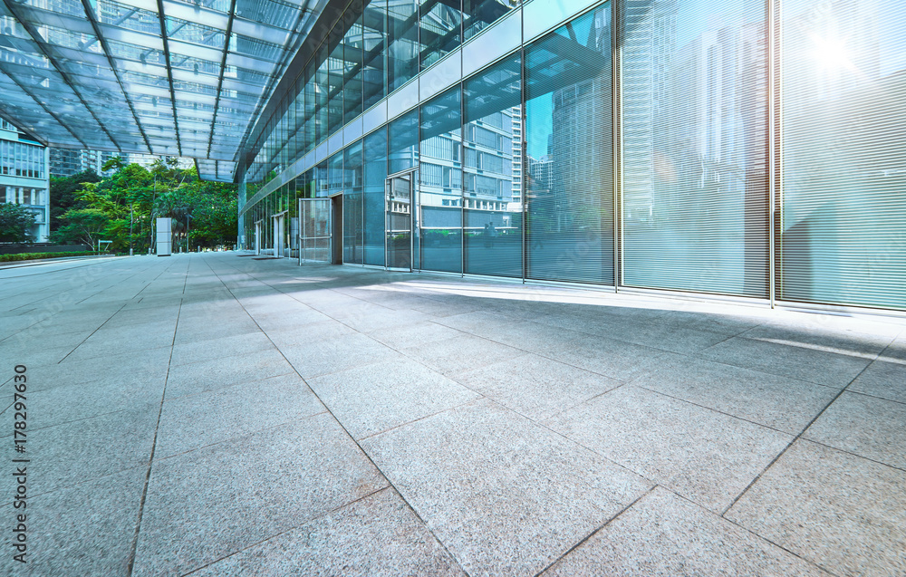 Modern office building outdoor and empty pavement , Kuala Lumpur , Malaysia . Modern office building outdoor and empty pavement , Kuala Lumpur , Malaysia .