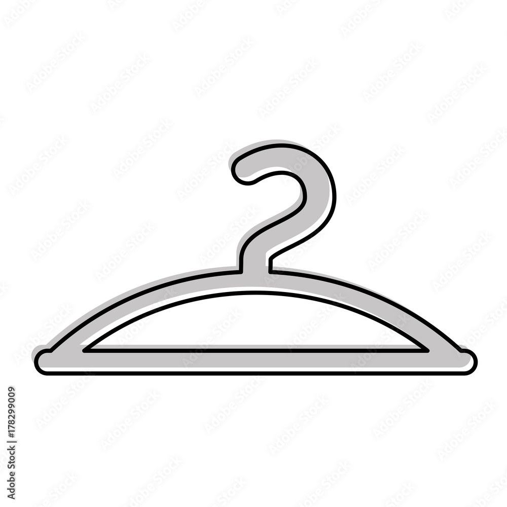 clothes hanger hook fashion empty icon clothes hanger hook fashion empty icon