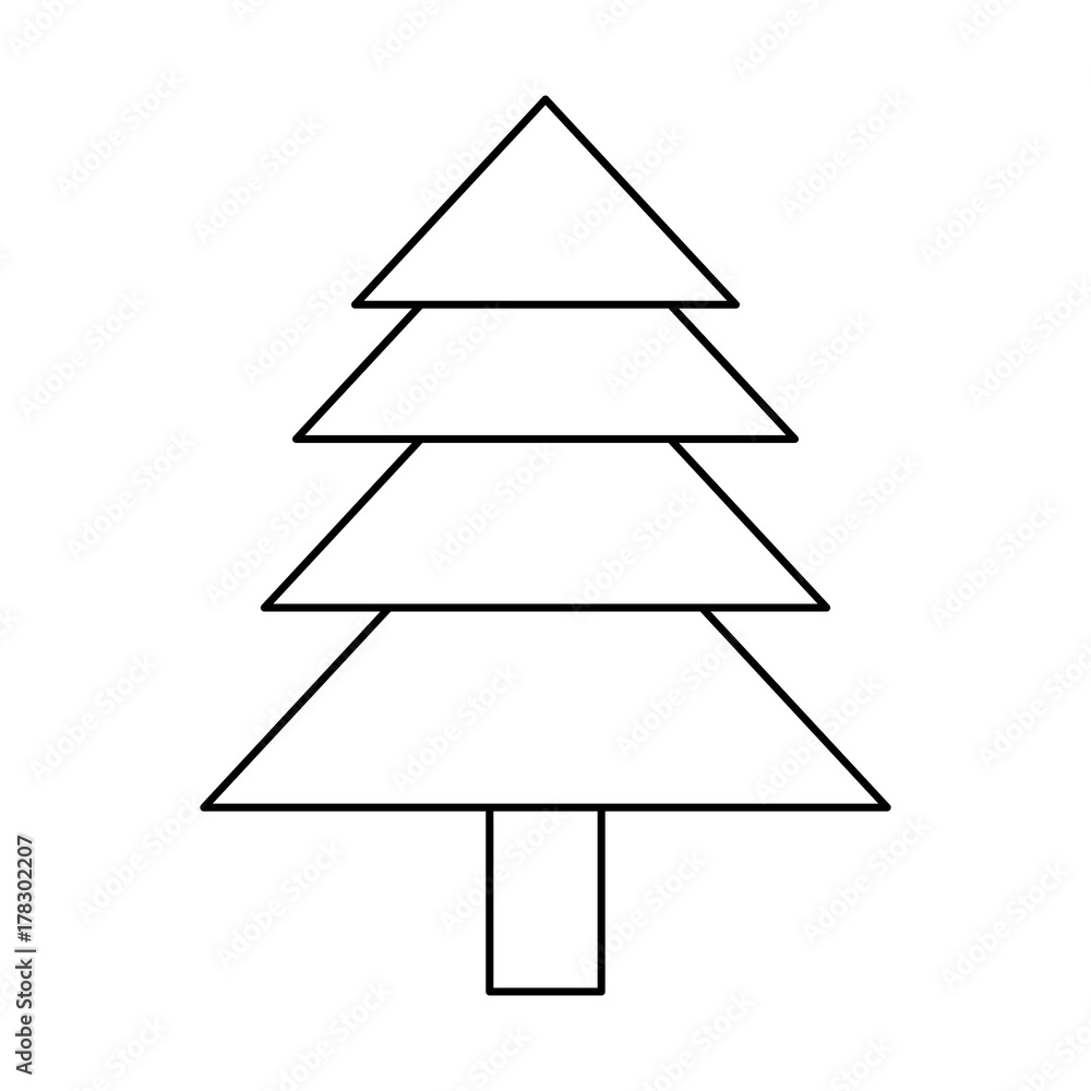 christmas tree vector illustration christmas tree vector illustration