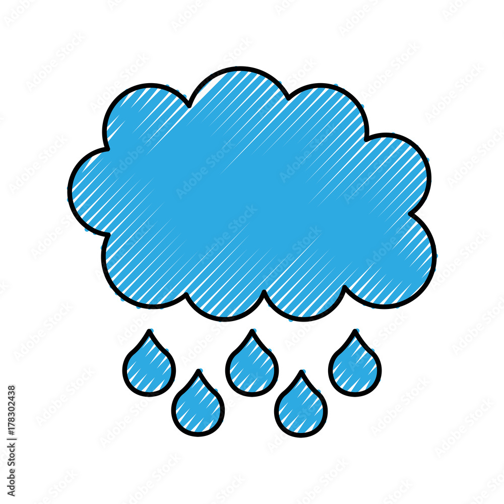 cloud rain drop weather climate icon cloud rain drop weather climate icon