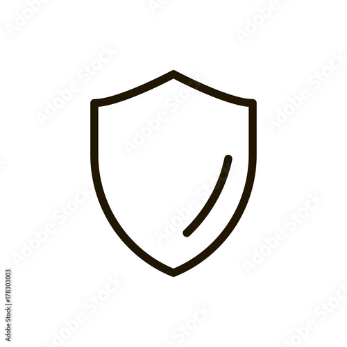Shield flat icon