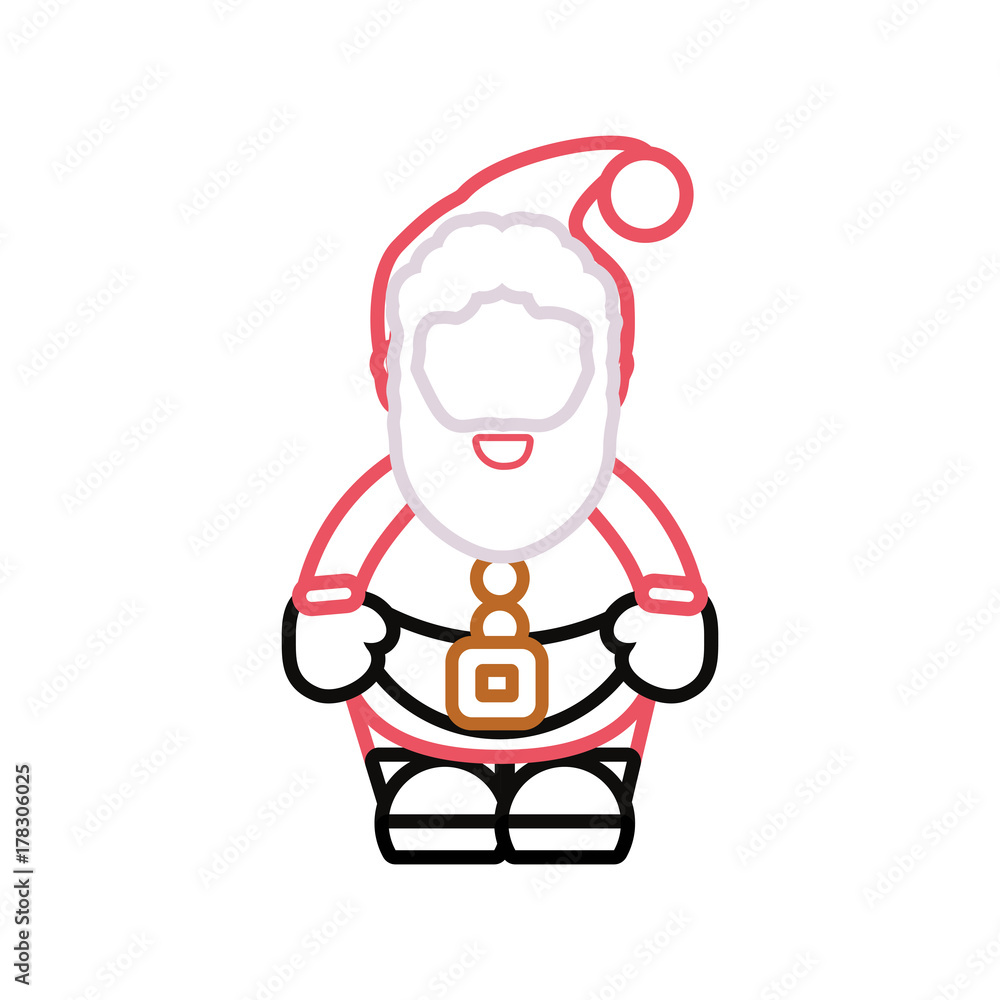 Fototapeta premium santa claus vector illustration
