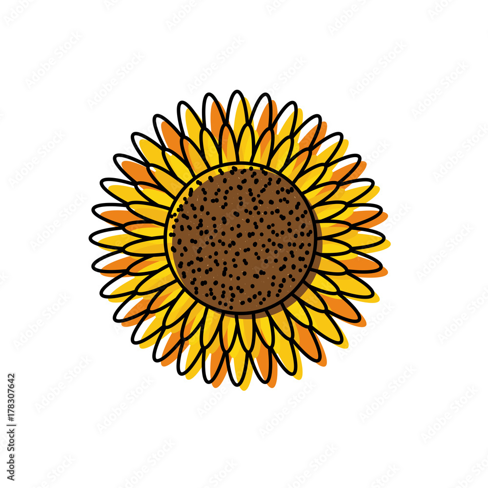 Fototapeta premium beautiful flower icon