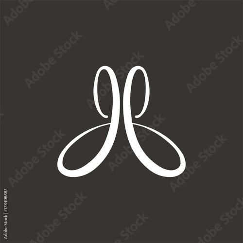 db or bb logo letter design template vector