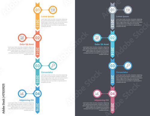 Vertical Timeline