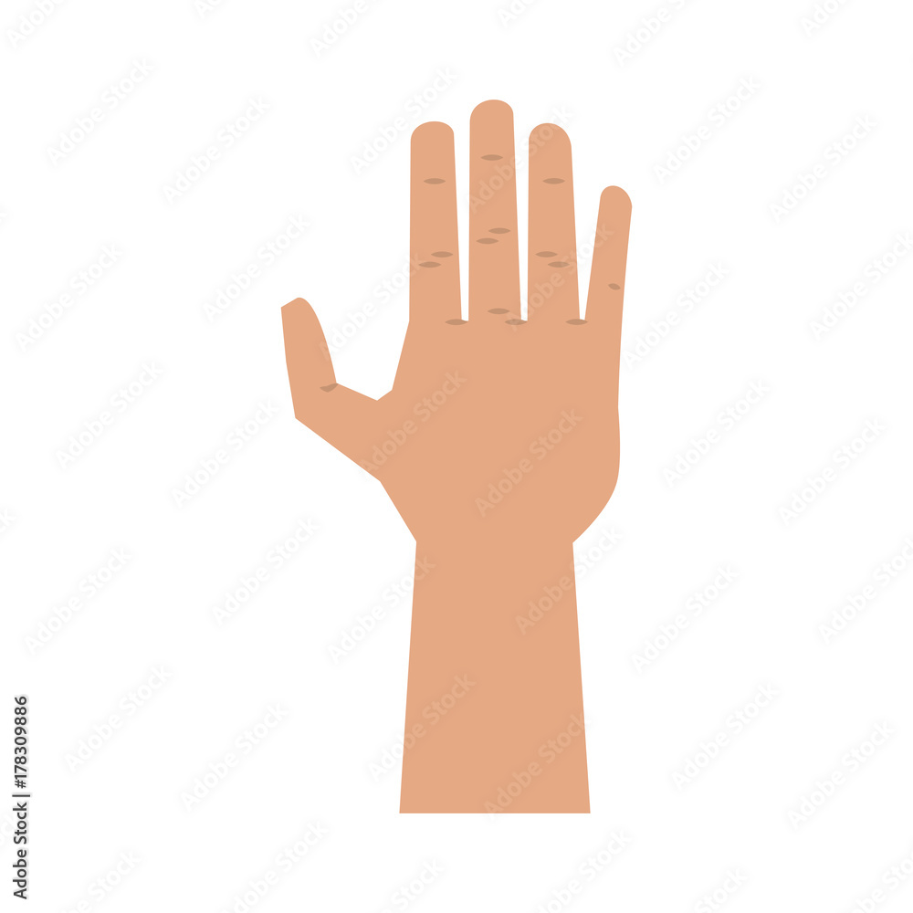 open hand icon image vector illustration design open hand icon image vector illustration design