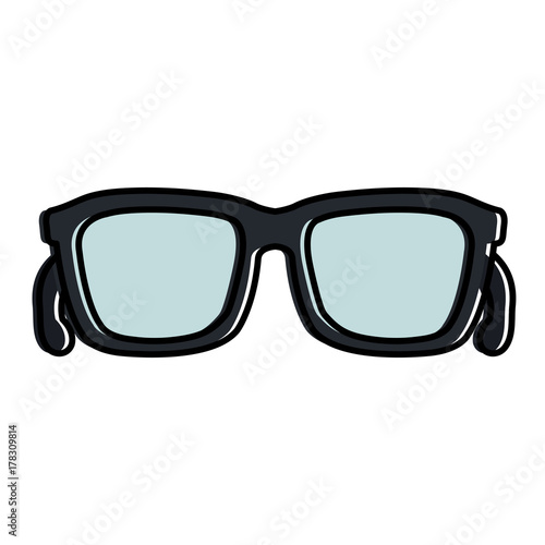 eye glasses isolated icon