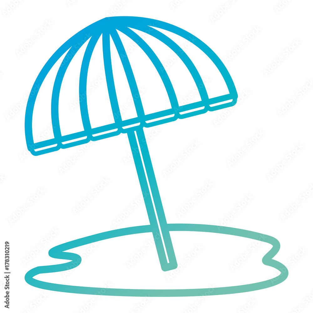 beach umbrella isolated icon beach umbrella isolated icon