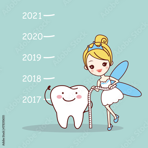 tooth with new year