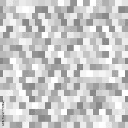 Gray square pattern. Seamless vector
