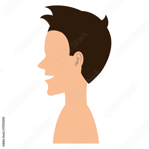 young man shirtless avatar character