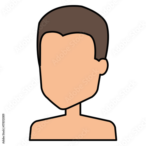 young man shirtless avatar character