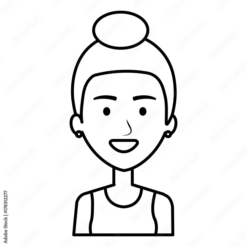 beautiful woman avatar character beautiful woman avatar character