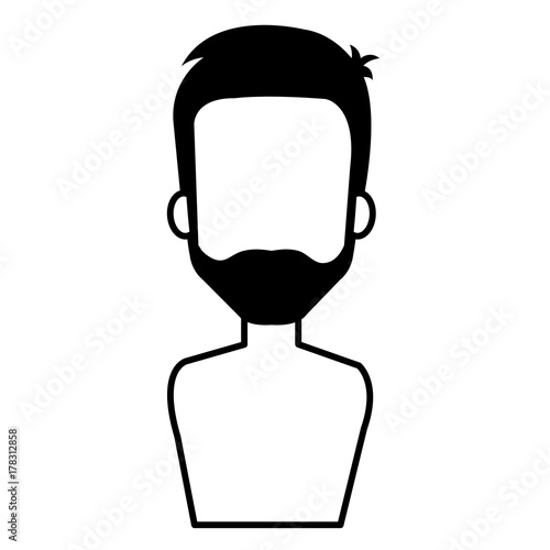 young man shirtless avatar character