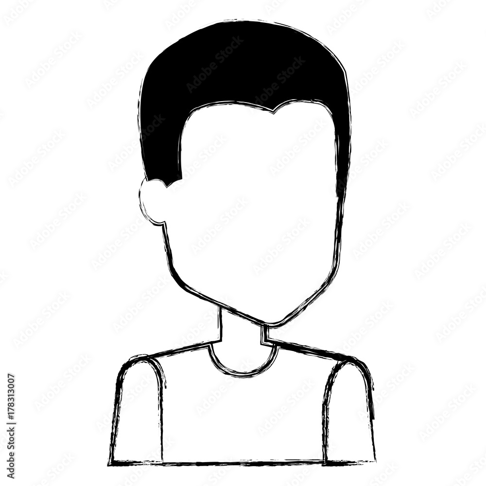 young man avatar character young man avatar character