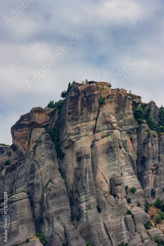 Beautiful mountains of Meteora in Greece