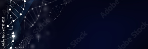 Photography DNA molecule spiral