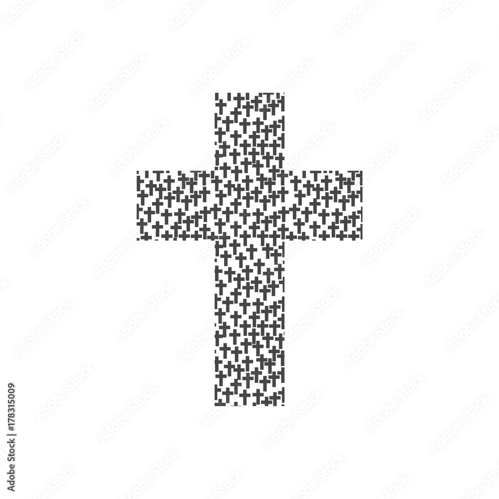 Obraz premium Cross icon