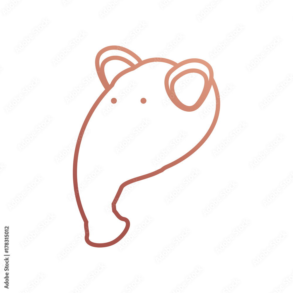 cartoon anteater icon cartoon anteater icon