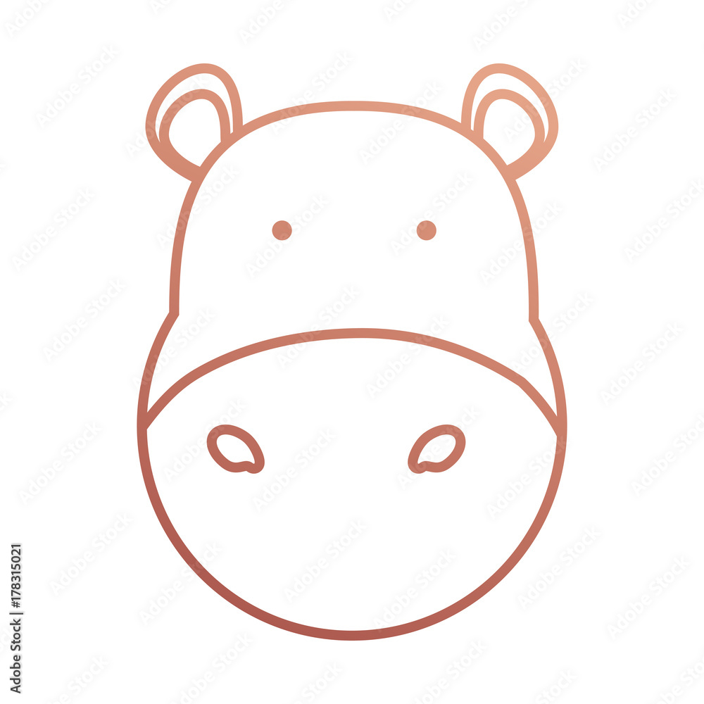 cartoon hippopotamus icon cartoon hippopotamus icon