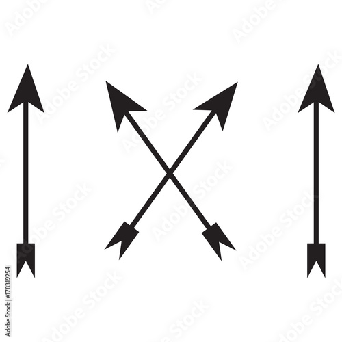 Bow Arrows Silhouette