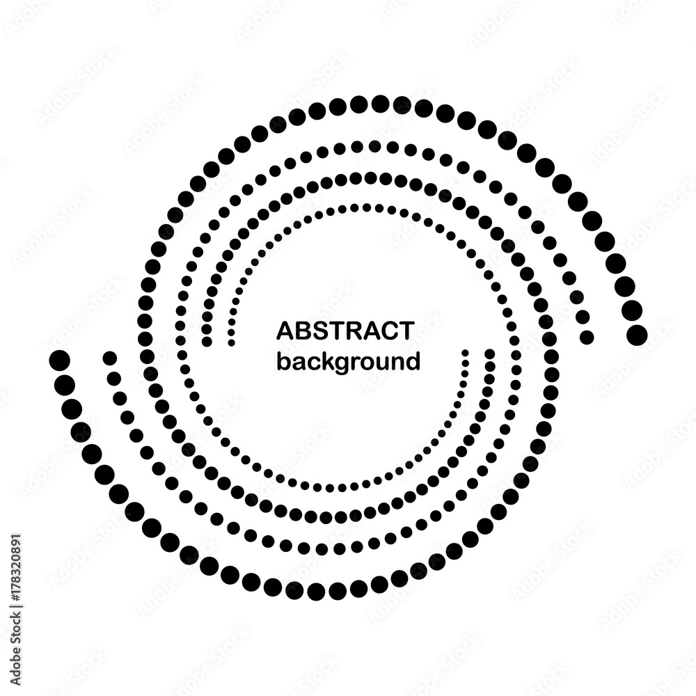 Halftone dots background. Abstract circle background. Creative geometric pattern. Vector circle frame template. Halftone dots background. Abstract circle background. Creative geometric pattern. Vector circle frame template.