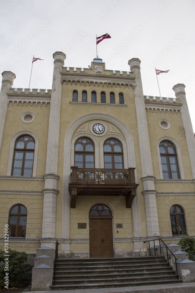 Government office in Kuldīga, Latvia