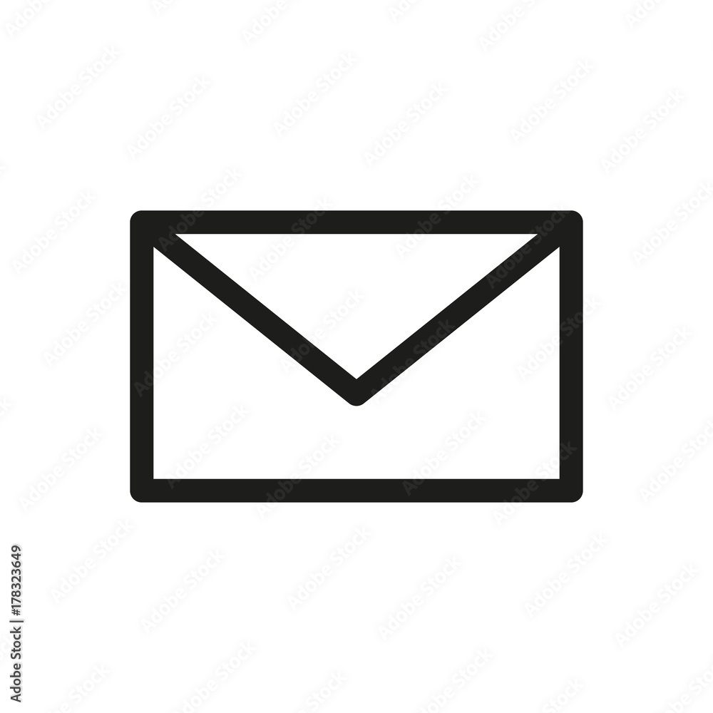 Email Icon Vector Fat Design Editable Stroke. 512x512 Pixel Perfect. Email Icon Vector Fat Design Editable Stroke. 512x512 Pixel Perfect.