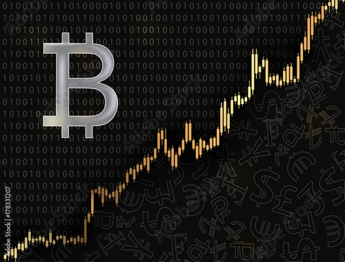 Price increase bitcoin and traditional currency.