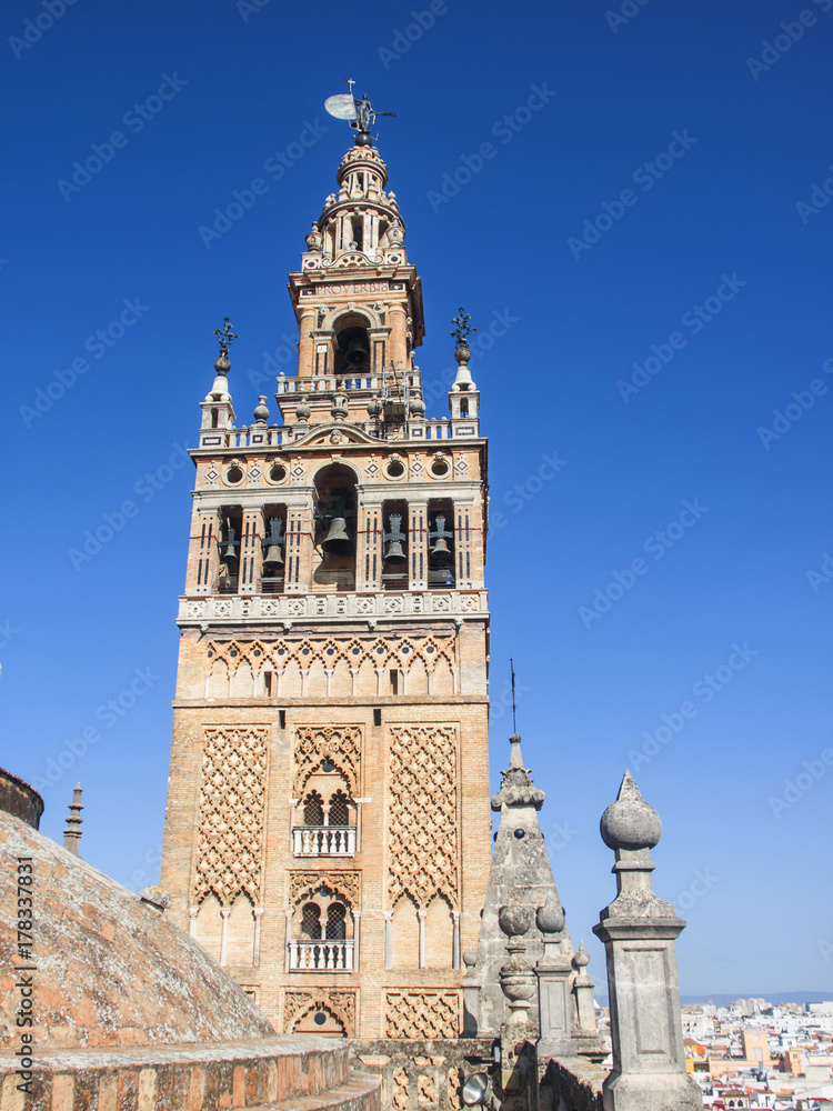 Giralda y Catedral / Giralda Tower and Cathedral. Sevilla
