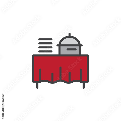 Setout filled outline icon