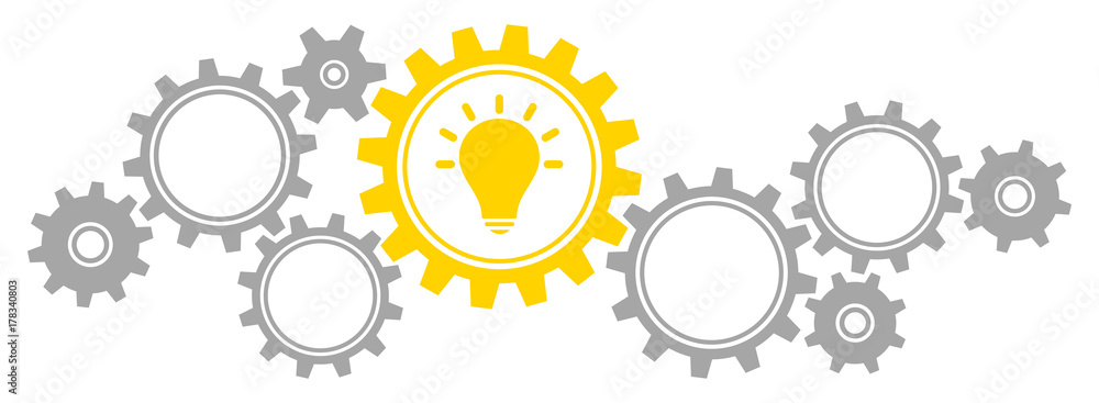 Gears Border Graphics Idea Grey/Yellow Gears Border Graphics Idea Grey/Yellow