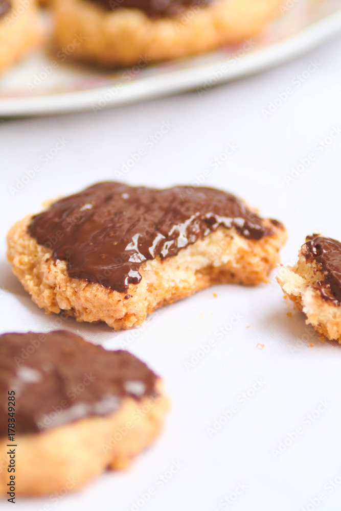 Cookies with chocolate