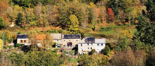 hameau des Combrailles, Auvergne photo