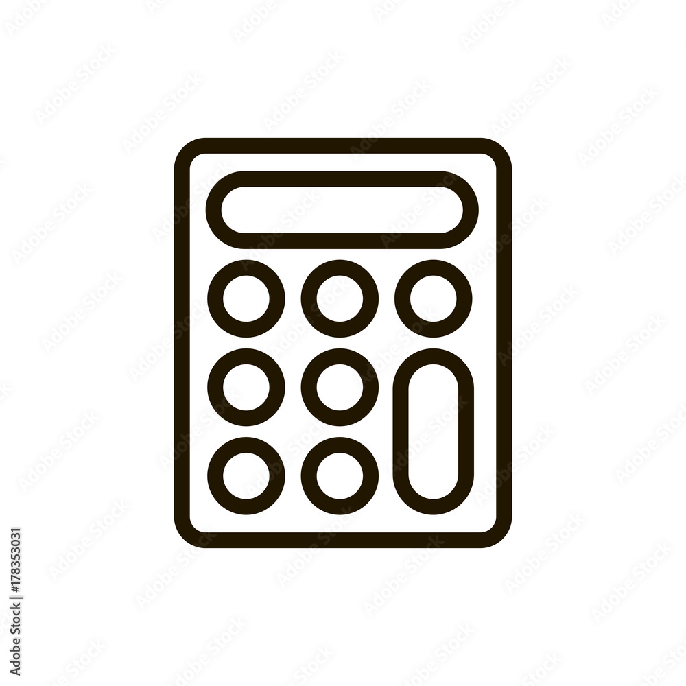 Calculator flat icon Calculator flat icon