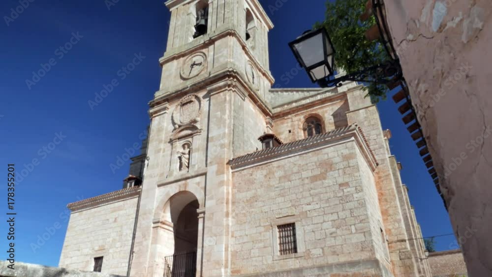 Collegiate church of San Pedro in Lerma, Spain. tilt Collegiate church of San Pedro in Lerma, Spain. tilt