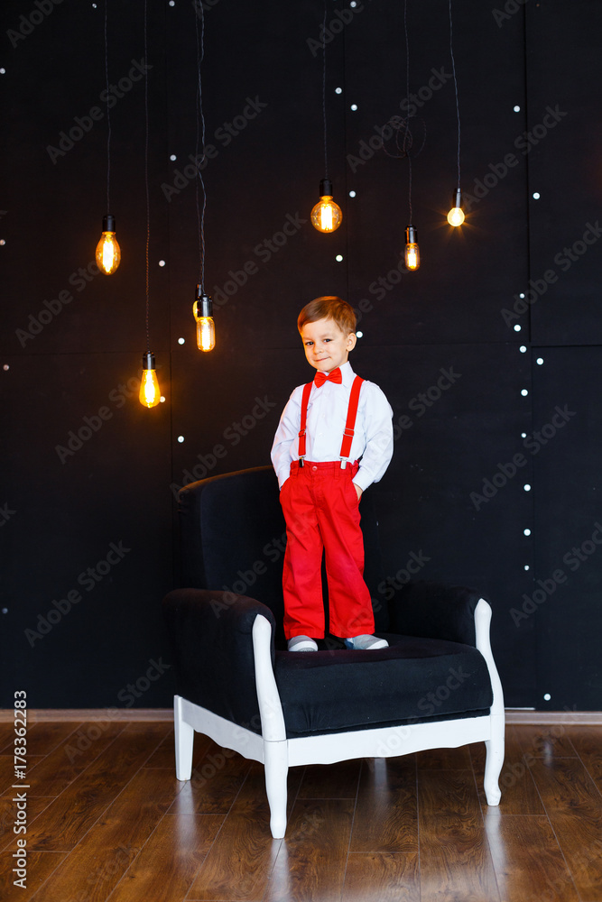 White shirt red bow tie cheap