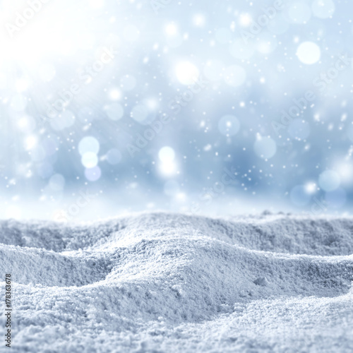 snow background and winter time 